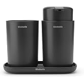 Brabantia Banyo seti, koyu gri, 3'l&uuml; set
