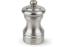 PEUGEOT 33040 Bistro Chef Salzmühle, Edelstahl, Silber, 5 x 5 x 10 cm