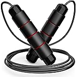 Fitfort Skipping Rope, Speed Rope, for Adults with Good Quality Ball Bearings, Adjustable Length, Jump Rope with Ball Bearing