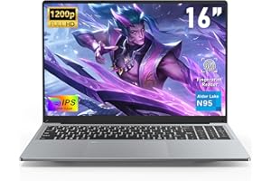 FUNYET Laptop Computer, Notebook 16 Inch 16GB RAM 1TB SSD, N95 Processor (up to 3.4 Ghz), FHD 1920 x 1200 Display, Support Touch ID, USB3.0, 6000mAh Battery