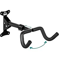 Borgen Fahrrad Wandhalterung I Fahrradhalter - Winkel und Wandabstand einstellbar, klappbar, MTB, Rennrad - extra softe…