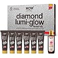 WOW Skin Science Diamond Facial Kit For Polished Skin | Made With Activated Naturals | Salon Like Facial At Home | For Radiant Skin | 85ml