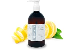 Essenciales - Gel Hidroalcóholico Desinfectante con Aceites Esenciales 100% puros (Aceite Esencial Limón, 500 ml)