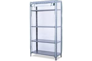DOMO PAK LIVING Skyddsfodral för hyllor storlek 90 cm x 40 cm x 185–195 cm