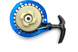 PETROLSCOOTER Pull Start Short Blue Easy Start Type 3 47cc 49cc Air Cooled Mini Moto