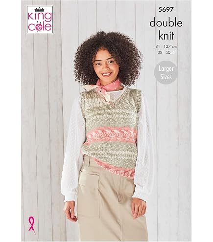 Modello Maglia Stylecraft 9929 – Canottiere Aran Per Adulti, Taglie 81-122 Cm - 6