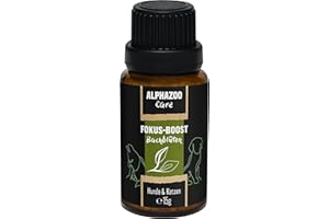 alphazoo Fokus-Boost Fleurs de Bach pour Chiens et Chats 15ml, globules pour améliorer la volonté d'apprendre et l'apprentissage de la propreté, Concentration Naturelle pour l'entraînement, mélang