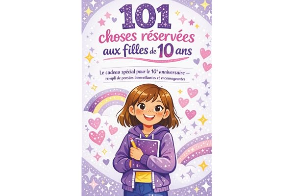 101 choses réservées aux filles de 10 ans: Le cadeau spécial pour le 10ᵉ anniversaire – rempli de pensées bienveillantes et encourageantes