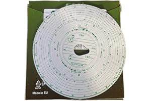 FCP MECCANOCAR Original 140-KM/H 100 Pezzi. Dischi TACHIGRAFO Tachimetro Professionali Omologati Camion Mezzi Bassa Velocità