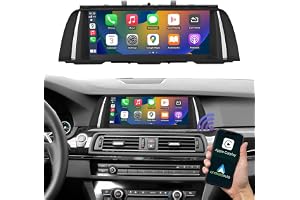 Road Top 10,25 tums bilradio pekskärm trådlös CarPlay Android Auto för BMW 5-serie F10/F11 2012-2016 år med NBT-system, bilst
