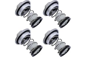 YOUNG WOLF 4 Sets Motorrad Roller Motor Ölablassschraube Fittings Kompatibel mit GY6 50cc-150cc ATV Go Kart Moped Ölablassschraube