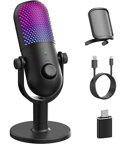配信機器・PA機器・レコーディング機器 ZealSound Professional Studio Microphone 71CQjgVtbbL._AC_UF894,
