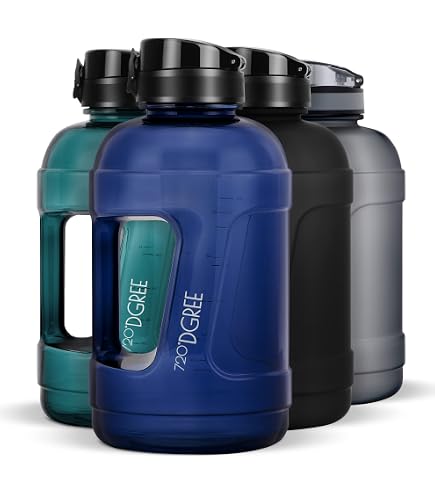 Reuvv Outdoor-Trinkflasche 2000 Ml – Mit Griff, Farbverlauf, BPA-frei & Auslaufsicher