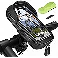 LEMEGO Porta Cellulare Bici Moto Impermeabile, Borsa Manubrio Bici MTB Porta Telefono Bici Moto Monopattino Elettrico Support