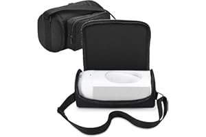 Hzycwgone Bolsa de Viaje para Sonos Move/Move 2 Inteligente Altavoz, Funda de Transporte para Sonos Move/Move 2 Base de Carga, Cable, Accesorios (Negro)