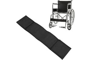 JONLAKI Sangle de Mollet pour Fauteuil Roulant, Sangle de Jambe pour Fauteuil Roulant, Ceinture de Mollet Légère pour Fauteuil Roulant, Repose-pieds Souple pour Personnes âgées Handicapées(19.69in)
