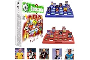 BSNRDX Gioco della Festa del Calcio,Carte di Calcio World Cup Gioco da Tavolo per Feste di Calcio, Regalo per Bambini, Soccer Star Collection Cards Carta da Calcio da Collezione per Bambini
