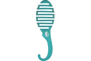 Wet Brush - Cepillo de pelo desenredante para ducha, color verde con purpurina, unisex, 1 unidad