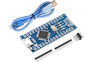 Nano V3 Board Micro with Cable, AYWHP 1PCS Nano Board MEGA328P, CH340G Chip 5V 16M, Microcontroller Compatible with Arduino Nano V3 (Micro USB Port)