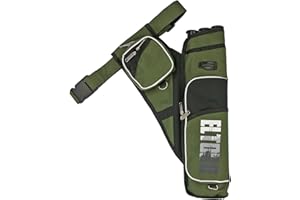 elToro Sys² - Fessura laterale con tubi e cintura; accessori per tiro con l'arco, sport con l'arco, trasporto sicuro delle frecce; freccia e arco sport