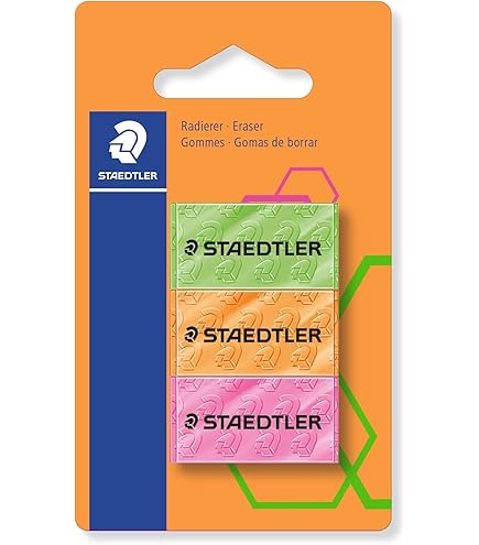 GIOTTO Mini Radiergummi Pastel - 5er Set In Süßen Pastellfarben, PVC-frei