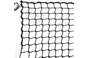 Universal Safety Net Children's Protective Net Polyester Knotless Stair Fence Railing Safety Protection Anti-Fall for Pets Cat Net Balconies Patios Windows (Size: 2 x 2 m (7 x 7 ft), Colour: Black