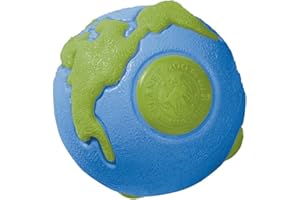 Planet Dog Orbee-Tuff Planet - Snackball für Hunde - Hundespielzeug - Blau/Grün - Klein