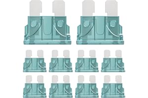 ALLECIN 50 Pièces 1A Moyenne Fusible Voiture 1Amp Standard Fusibles Voiture pour Auto Moto Automobile Camion 1Ampère Car Fuse