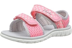 Clarks Surfing Tide T, Sandali a Punta Chiusa Bambine e Ragazze