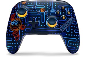 PowerA Enhanced Wireless Controller for Nintendo Switch with Lumectra - PAC-MAN NEON ARCADE