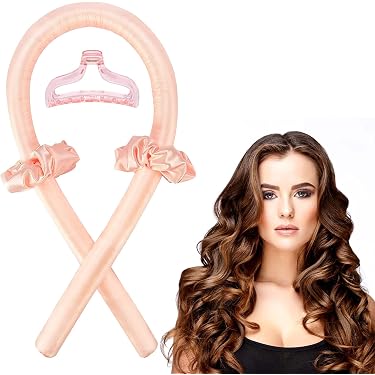20 Stück Lockenwickler Ohne Hitze – Spiralförmig, Mit Haken, Für Mittellanges & Kurzes Haar, DIY-Styling