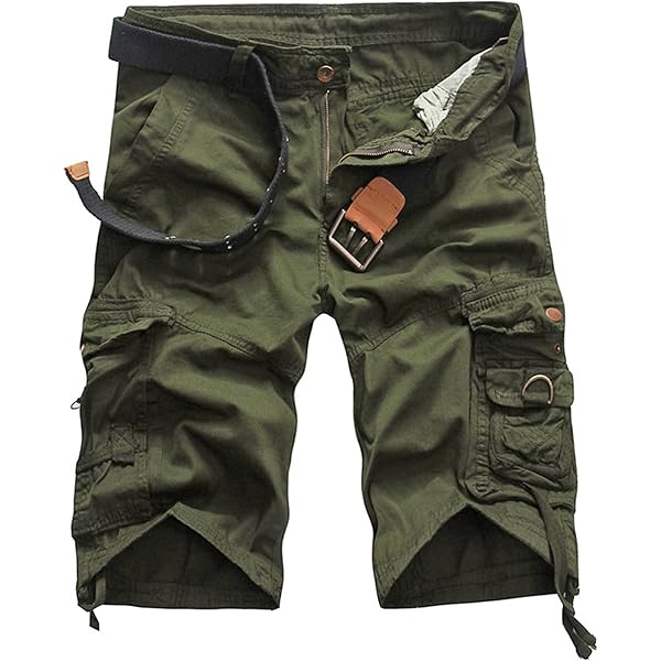 West Coast Choppers Pantaloncini Cargo Uomo Estate Cotone Comodo - Main Image