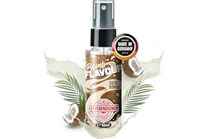 ‎SHINYCHIEFS ShinyChiefs FLAVOUR BOMB Coco Bongo - Autoduft mit Kokos-Geruch - Premium Lufterfrischer für den Auto-Innenraum, neutralisiert unangenehme Gerüche im Auto, hochergiebig, Pumpsprühflasche, 50ml