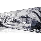 Klasse Pro - 10 Farklı Model Dikişli Kenar 90x40 cm Oyuncu Gaming Mouse Pad (Zen Garden, 90x40 cm)
