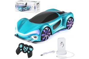 Anby families Macchina Telecomandata per Bambini,2.4Ghz Auto Telecomandata con Luce LED,Giocattoli Bambino 6 7 8 9 10 Anni,Natale Compleanno Giocattolo Bimbi Regalo