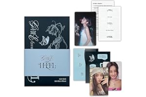 CUBE ENT. (G) I-DLE - 6th Mini Album [I feel] (POCA ALBUM Ver. - BUTTERFLY Ver.) Photo Stand Package + Sleeve + QR Card + Photo Card + Sticker + Digital Contents + 2 Pin Button Badges + 4 Extra Photocards