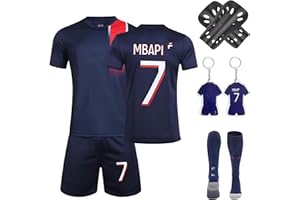 yumcute Football Kit for Boys, Solid Black Soccer Training Shirt Jersey with Short Sleeve, Regular Fit Sports Jersey, Small Size, Kit