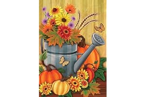 RICUVED Fleurs Diamond Painting Kits Tournesols Adultes,5D Tournesols Peinture Diamant Painting Bouilloire Fleurs,Diamant Art Citrouille Kit DIY Diamond Painting Artisanat Décoration Murale(30x40cm)