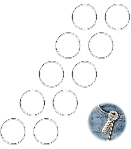 Sleutelhanger Veelkleurige sleutelhanger 10 stuks 50 mm