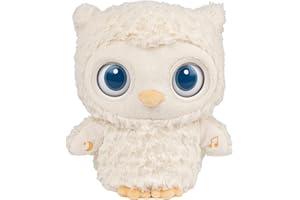 GUND Official Baby Sleepy Eyes™ Owl, Interactive Bedtime Soother Cuddly Plush 8-Inch Animal Themed Musical Teddy with Lights & Sounds Snuggly Soft Toy for Newborn Boys and Girls Aged 0-12 Months