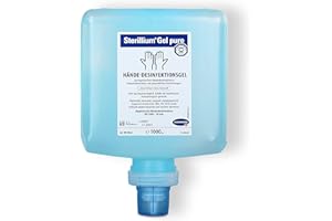 Hartmann Sterillium® Gel pure Hände-Desinfektionsgel 85% Ethanol, 1 Liter Überkopf-Flasche für CleanSafe Spender
