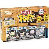 Funko Bitty Pop! 4 Pack Demon Slayer: Nezuko | Official Merchandising &ndash; Mini Figures 2.2 cm with Display Stand &ndash; Cake Decorat