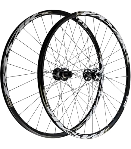 26 Inch Fietswielset (achter Voorwiel), Mtb-loopfiets, Fietsvelgen, Fietswielset, Fietswielen, Magnesiumlegering, Snelsluiting Schijfrem Hybride 8 9 10 11 Versnellingen(Color:A