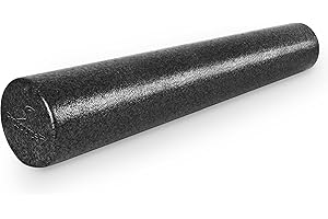ProsourceFit High Density Foam Rollers 36, 24, 18, 12- inches long. Firm Full Body Athletic Massage Tool for Back Stretching, Yoga, Pilates, Post Workout Muscle Recuperation. Speckled and Solid Colors