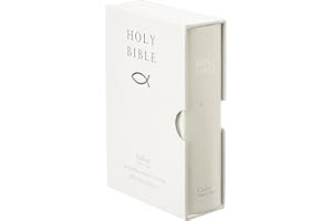 HOLY BIBLE: King James Version (KJV) White Pocket Gift Edition