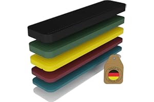 FUX 100 Spessori in Plastica per Mobili - Distanziatori 100x24x1-6mm per Vetri e Piastrelle, Cunei per Parquet - Polipropilene (PP) Resistente - Made in Germany