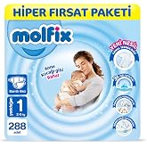 Molfix Kanal Teknolojisi Hiper Fırsat Paketi 1 Beden Yenidoğan 288 Adet