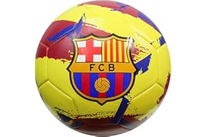 Icon Sports FC Barcelona Brush Team piłka do piłki nożnej, żółty pędzel, 5