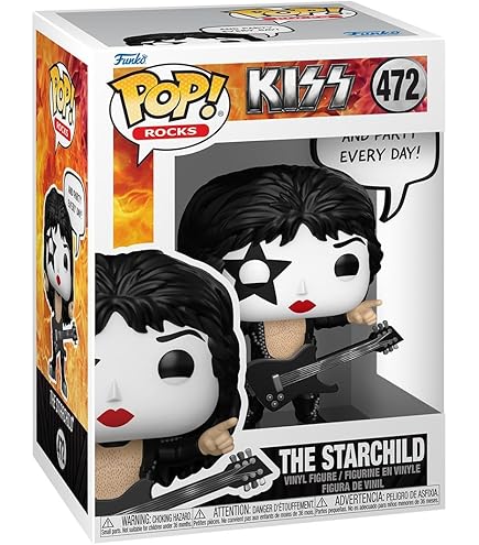 Funko Pop! Sayings: The Spaceman - (R&R All Night) - KISS - Figura in Vinile da Collezione - Idea Regalo - Merchandising Ufficiale - Giocattoli per Bambini e Adulti - Music Fans