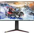 LG Ultragear 27GP950-B 27" Gaming Monitor - Nano IPS 1ms GtG 144Hz (160Hz overclock), UHD 4K 3840x2160 resolution, HDR 600,